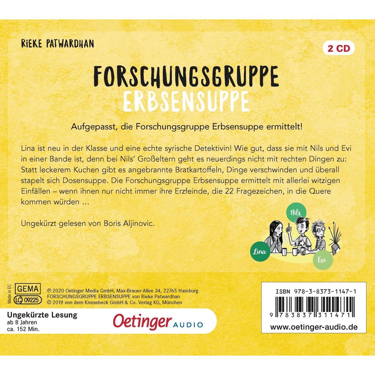 Forschungsgruppe Erbsensuppe Forschungsgruppe Erbsensuppe von Oetinger Media GmbH