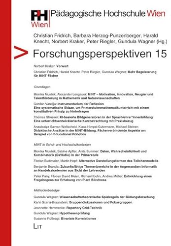 Forschungsperspektiven 15 (PH Wien - Forschungsperspektiven) von Lit Verlag