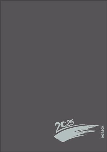 Foto-Malen-Basteln A4 anthrazit mit Folienprägung 2025: Fotokalender zum Selbstgestalten. Do-it-yourself Kalender mit festem Fotokarton und edler Folienprägung. von Korsch Verlag