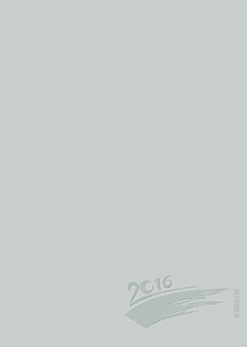 Foto-Malen-Basteln A5 silber mit Folienprägung 2016: Kalender zum Selbstgestalten von Korsch Verlag