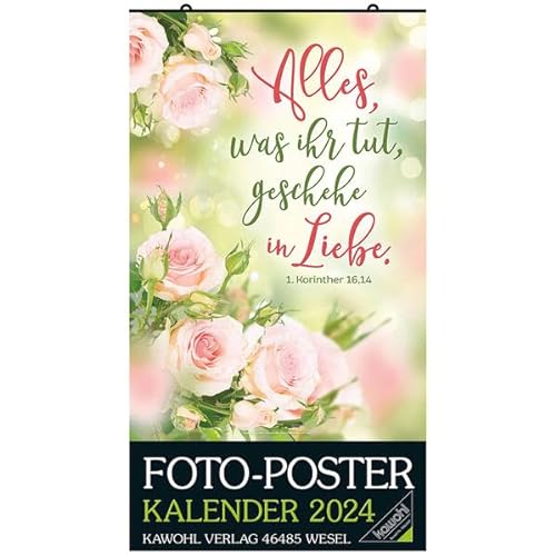 Foto-Poster-Kalender 2024: Wand-Kalender zum Aufhängen - gerollt von Kawohl Verlag GmbH & Co. KG