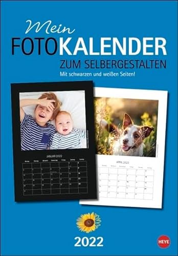 Fotokalender zum Selbergestalten 23x33: Mit schwarzen und weißen Seiten von Harenberg u.Weingarten