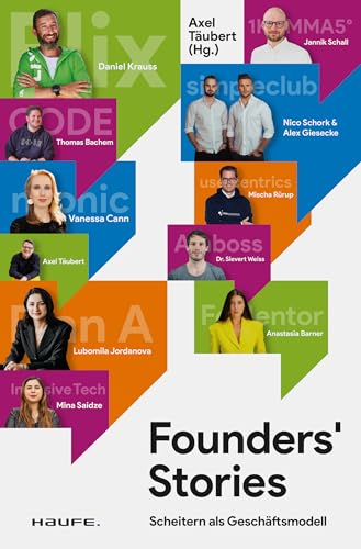 Founders' Stories: Scheitern als Geschäftsmodell. Authentische Gründer-Geschichten über Erfolg und Misserfolg von Unternehmens-Gründungen und Start-ups von Haufe Lexware GmbH