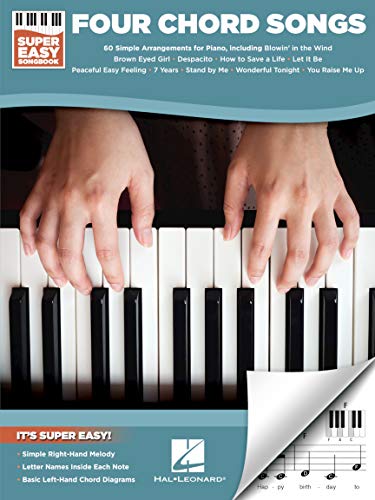 Four Chord Songs - Super Easy Songbook. Klavier Solo.