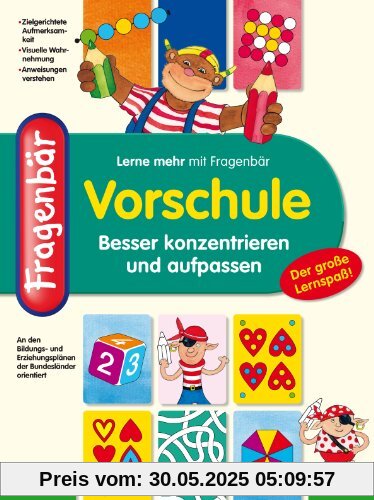 Fragenbär, Vorschule - Besser konzentrieren und aufpassen