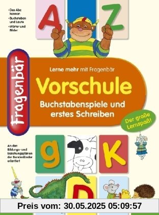 Fragenbär, Vorschule - Buchstabenspiele und erstes Schreiben Fragenbär, Vorschule - Buchstabenspiele und erstes Schreiben