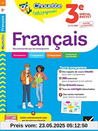 Français 3e: cahier de révision et d'entraînement Français 3e: cahier de révision et d'entraînement