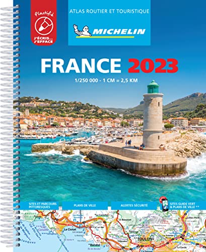 France 2023 -Tourist & Motoring Atlas A4 Laminated Spiral: Tourist & Motoring Atlas Laminated A4 spiral France 2023 -Tourist & Motoring Atlas A4 Laminated Spiral: Tourist & Motoring Atlas Laminated A4 spiral