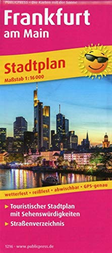 Frankfurt am Main: Touristischer Stadtplan mit Sehenswürdigkeiten und Straßenverzeichnis. 1:16000 (Stadtplan: SP) von Freytag-Berndt und ARTARIA