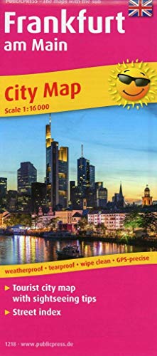 Frankfurt am Main: Tourist City Map with sightseeing tips and Street index. 1:16000 (Stadtplan: SP) von Freytag-Berndt und ARTARIA