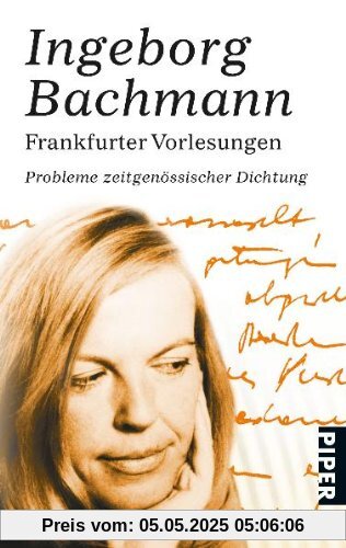 Frankfurter Vorlesungen: Probleme zeitgenössischer Dichtung