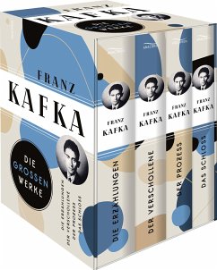 Franz Kafka, Die großen Werke (Die Erzählungen - Der Verschollene - Der Prozess - Das Schloss) (4 Bände im Schuber) von Anaconda
