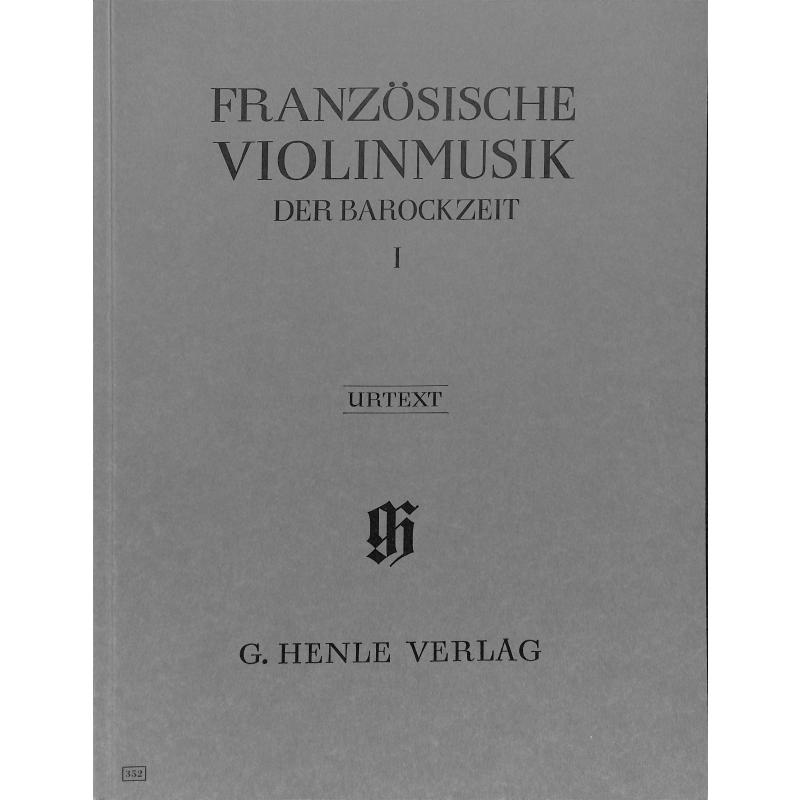 Französische Violinmusik 1 Französische Violinmusik 1