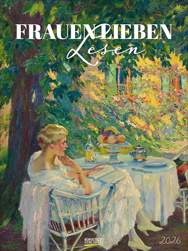 Frauen lieben Lesen 2026: Großer Kunstkalender. Wandkalender mit lesenden Frauen. Kunst Gallery Format: 48x64 cm Frauen lieben Lesen 2026: Großer Kunstkalender. Wandkalender mit lesenden Frauen. Kunst Gallery Format: 48x64 cm von Korsch Verlag