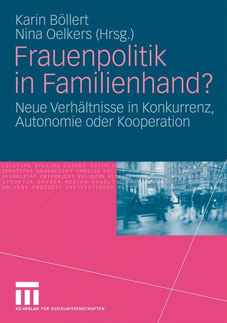Frauenpolitik in Familienhand? von VS Verlag für Sozialw.