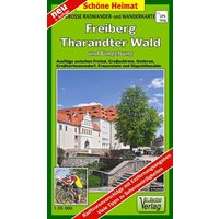 Freiberg Tharandter Wald und Umgebung 1 :35 000. Wander- und Radwanderkarte