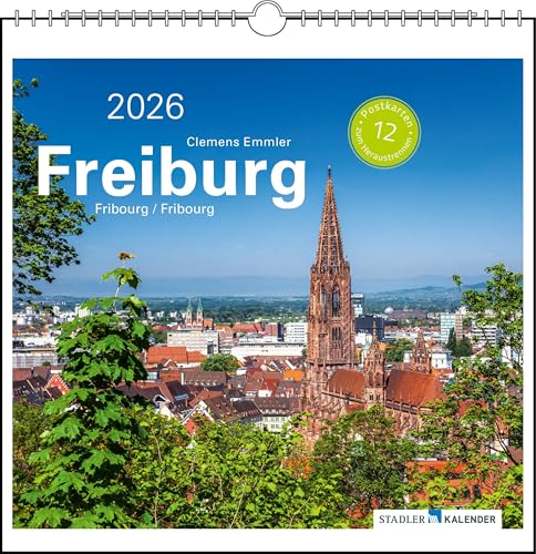 Freiburg 2026: Postkarten-Tischkalender Freiburg 2026: Postkarten-Tischkalender von Stadler Kalender