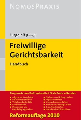Freiwillige Gerichtsbarkeit: Handbuch Freiwillige Gerichtsbarkeit: Handbuch