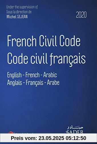 French civil code - Code civil français 2020: English - French - Arabic. Anglais - Français -Arabe (Codes Bleus)