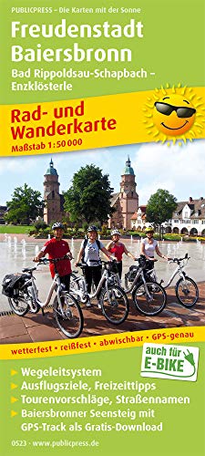 Freudenstadt - Baiersbronn, Bad Rippoldsau-Schapbach - Enzklösterle: Rad- und Wanderkarte mit Ausflugszielen, Einkehr- & Freizeittipps, wetterfest, ... 1:50000 (Rad- und Wanderkarte: RuWK) von Publicpress