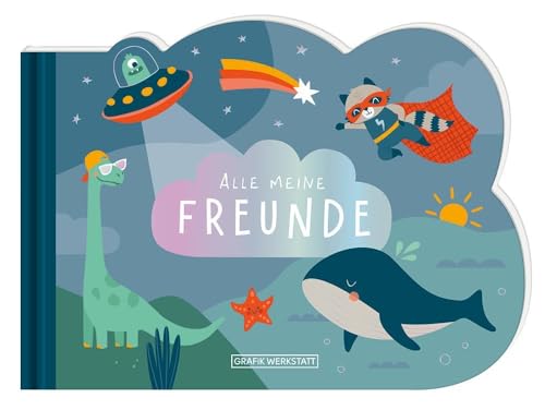 Freunde-Buch für Kinder: Blau von Grafik Werkstatt "Das Original"
