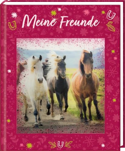 Freundebuch - Pferdefreunde - Meine Freunde: mit 3-D-Bild