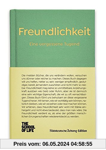 Freundlichkeit - Eine vergessene Tugend.: The School of Life