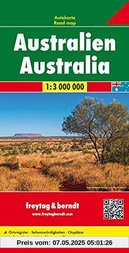 Freytag Berndt Autokarten, Australien - Maßstab 1:3.000.000 (freytag & berndt Auto + Freizeitkarten)