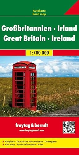 Freytag Berndt Autokarten, Großbritannien - Irland - Maßstab 1:700.000 von FREYTAG-BERNDT UND ARTARIA