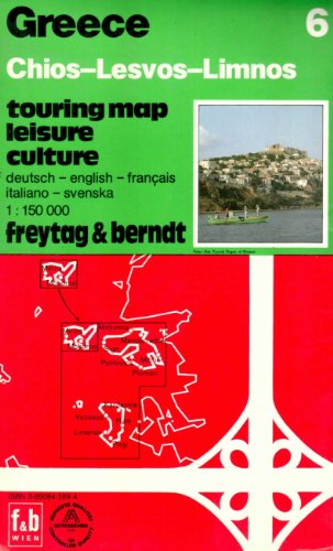 Freytag Berndt Autokarten, Hios, Lesvos, Limnos: Touristische Informationen, Kulturführer, Autofähren