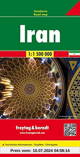 Freytag Berndt Autokarten, Iran - Maßstab 1:1 500 000 (freytag & berndt Auto + Freizeitkarten)