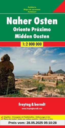 Freytag Berndt Autokarten, Naher Osten - Maßstab 1:2 000 000