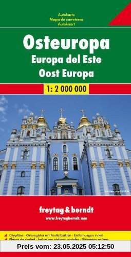 Freytag Berndt Autokarten, Osteuropa 1:2.000.000
