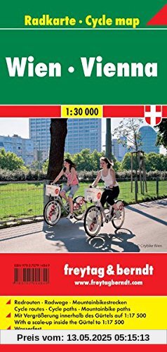Freytag Berndt Radkarten, Wien - Maßstab 1:30.000 Freytag Berndt Radkarten, Wien - Maßstab 1:30.000