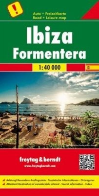 Freytag & Berndt Auto + Freizeitkarte Ibiza - Formentera, Top 10 Tips, Autokarte 1:40.000 von Freytag-Berndt u. Artaria