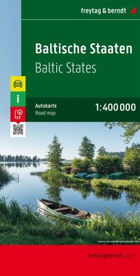 Freytag & Berndt Autokarte Baltische Staaten /Baltic States / États Baltes / Stati Baltiche / Estados Bálticas von Freytag-Berndt u. Artaria