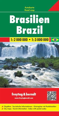 Freytag & Berndt Autokarte Brasilien. Brasil. Brazilie. Brazil. Brésil. Brasile von Freytag-Berndt u. Artaria