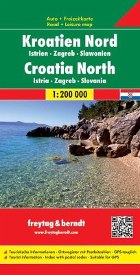 Freytag & Berndt Autokarte Kroatien Nord. Hrvatska sjever. Kroatie Noord von Freytag-Berndt u. Artaria