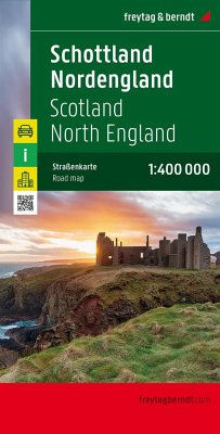 Schottland - Nordengland, Autokarte 1:400.000, freytag & berndt von Freytag-Berndt u. Artaria