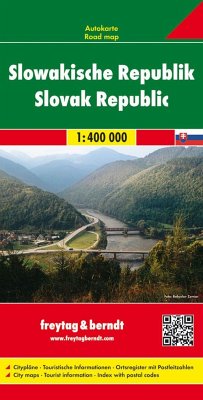 Freytag & Berndt Autokarte Slowakische Republik. Slowak Republic. Slovenska republika; Repubblica Slovacca von Freytag-Berndt u. Artaria