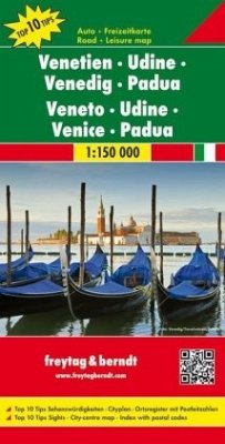 Freytag & Berndt Autokarte Venetien, Udine, Venedig, Padua. Veneto, Udine, Venice, Padua von Freytag-Berndt u. Artaria