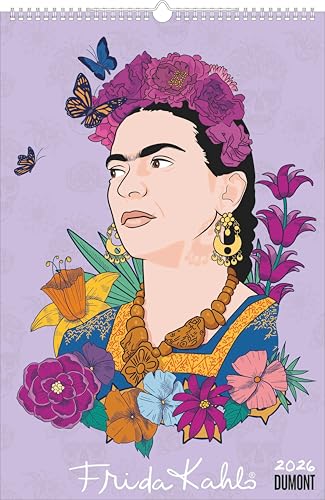 Frida Kahlo 2026 - Wandkalender - Hochformat 33 x 49,5 cm - Mit Spiralbindung Frida Kahlo 2026 - Wandkalender - Hochformat 33 x 49,5 cm - Mit Spiralbindung von DUMONT