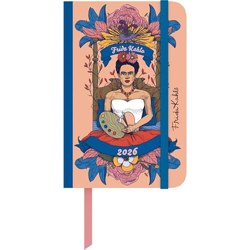Frida Kahlo Wochen-Notizkalender klein 2026 - Taschen-Kalender 9x14 cm - mit Verschlussband & Falttasche - Weekly Frida Kahlo Wochen-Notizkalender klein 2026 - Taschen-Kalender 9x14 cm - mit Verschlussband & Falttasche - Weekly von DUMONT