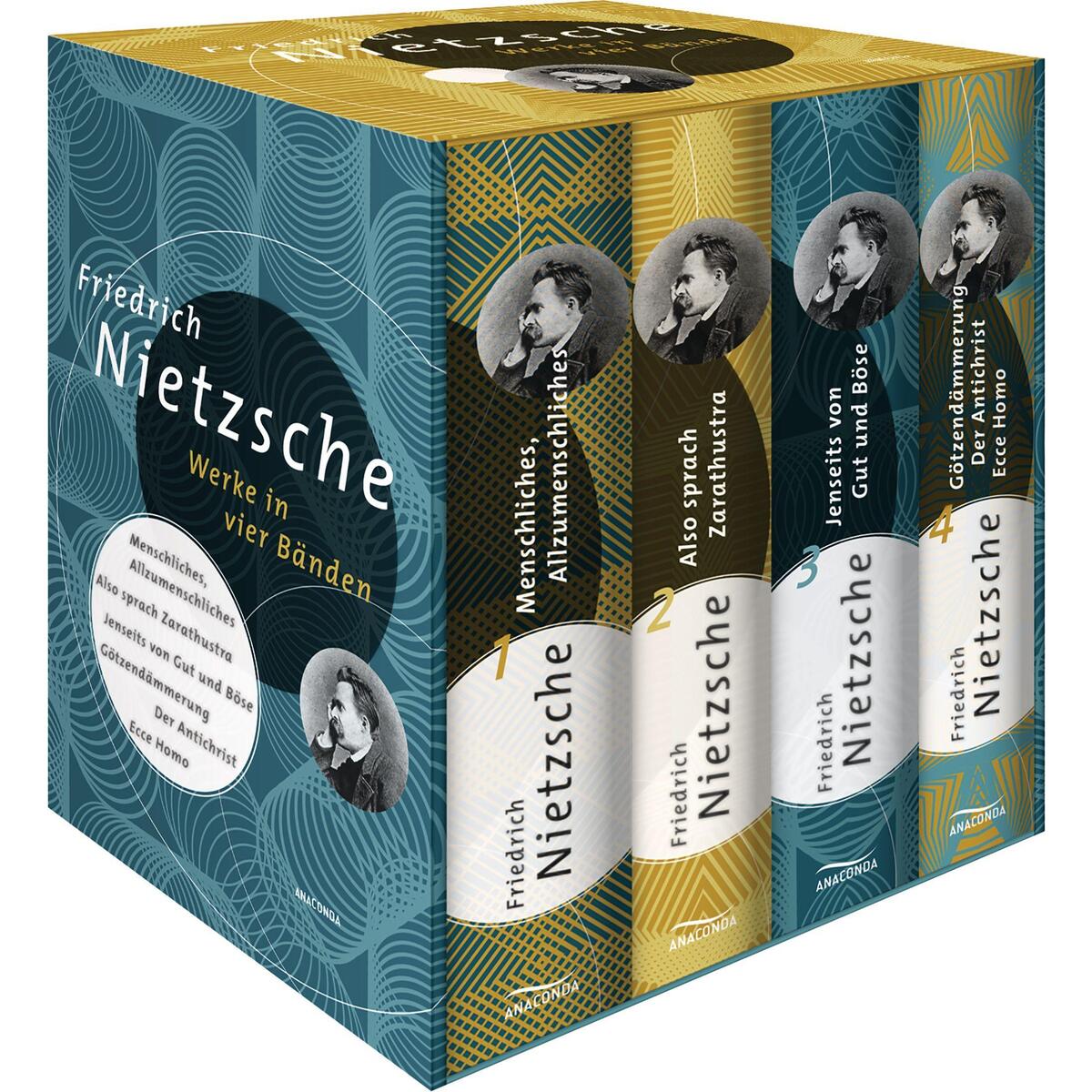 Friedrich Nietzsche, Werke in vier Bänden (Menschliches, Allzu Menschliches - Al... Friedrich Nietzsche, Werke in vier Bänden (Menschliches, Allzu Menschliches - Al... von Anaconda Verlag