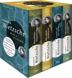 Friedrich Nietzsche, Werke in vier Bänden (Menschliches, Allzu Menschliches - Also sprach Zarathustra - Jenseits von Gut und Böse - Götzendämmerung/Der Antichrist/Ecce Homo) (4 Bände im Schuber) von Anaconda