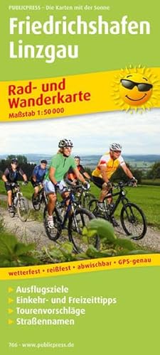 Friedrichshafen: Rad- und Wanderkarte mit Ausflugszielen, Einkehr- & Freizeittipps, Tourenvorschlägen & Straßennamen, wetterfest, reißfest, abwischbar, GPS-genau. 1:50000 (Rad- und Wanderkarte: RuWK) von PUBLICPRESS
