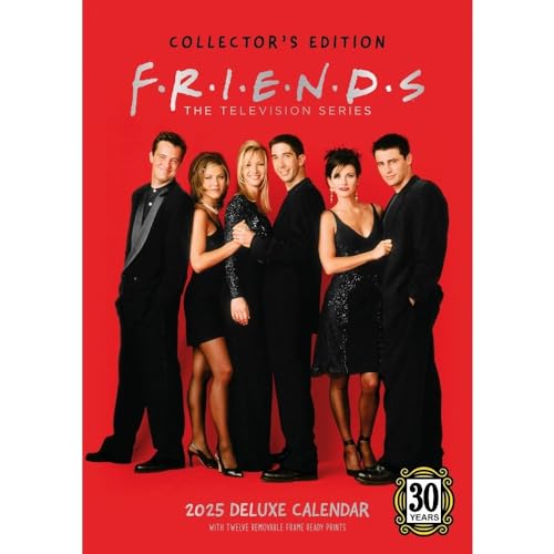 Friends Month to View A3 Deluxe Calendar Official Product 2025