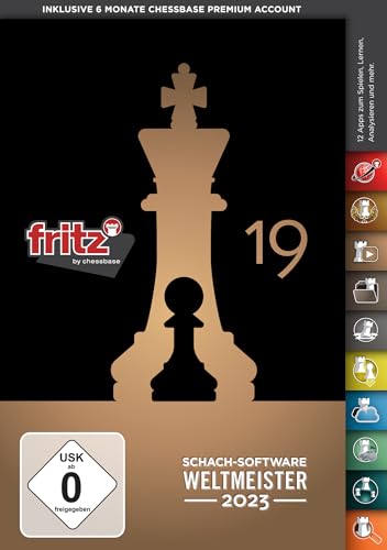 Fritz 19: Das ganz grosse PC-Schachprogramm - Schachsoftware-Weltmeister 2023 von ChessBase