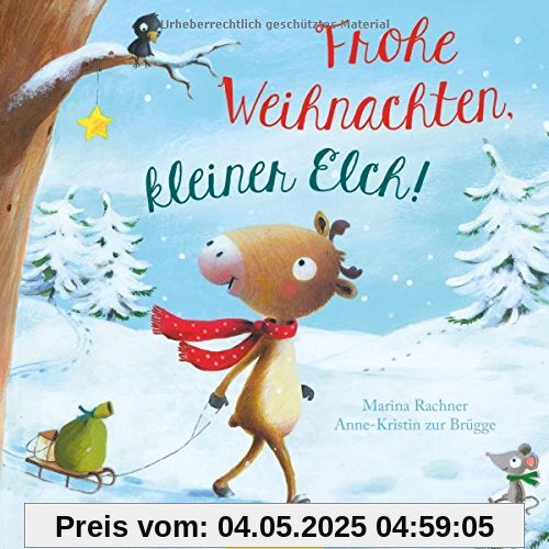 Frohe Weihnachten, kleiner Elch!