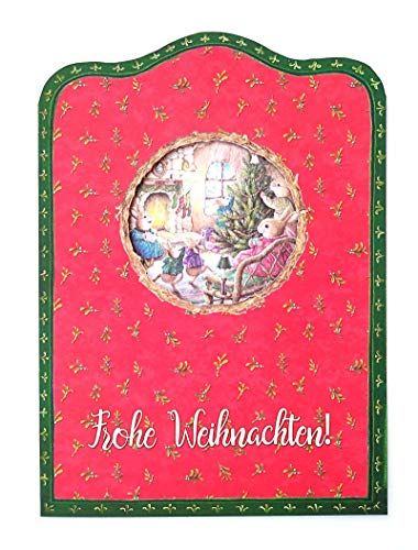 Frohe Weihnachten: Silhouettenkarte, Weihnachtskarte Frohe Weihnachten: Silhouettenkarte, Weihnachtskarte von Wunderhaus Verlag